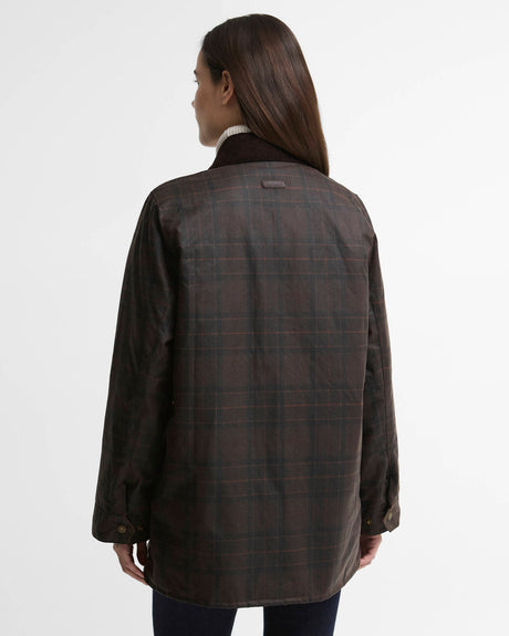 Barbour Modern Checked Border Wax Jacket
