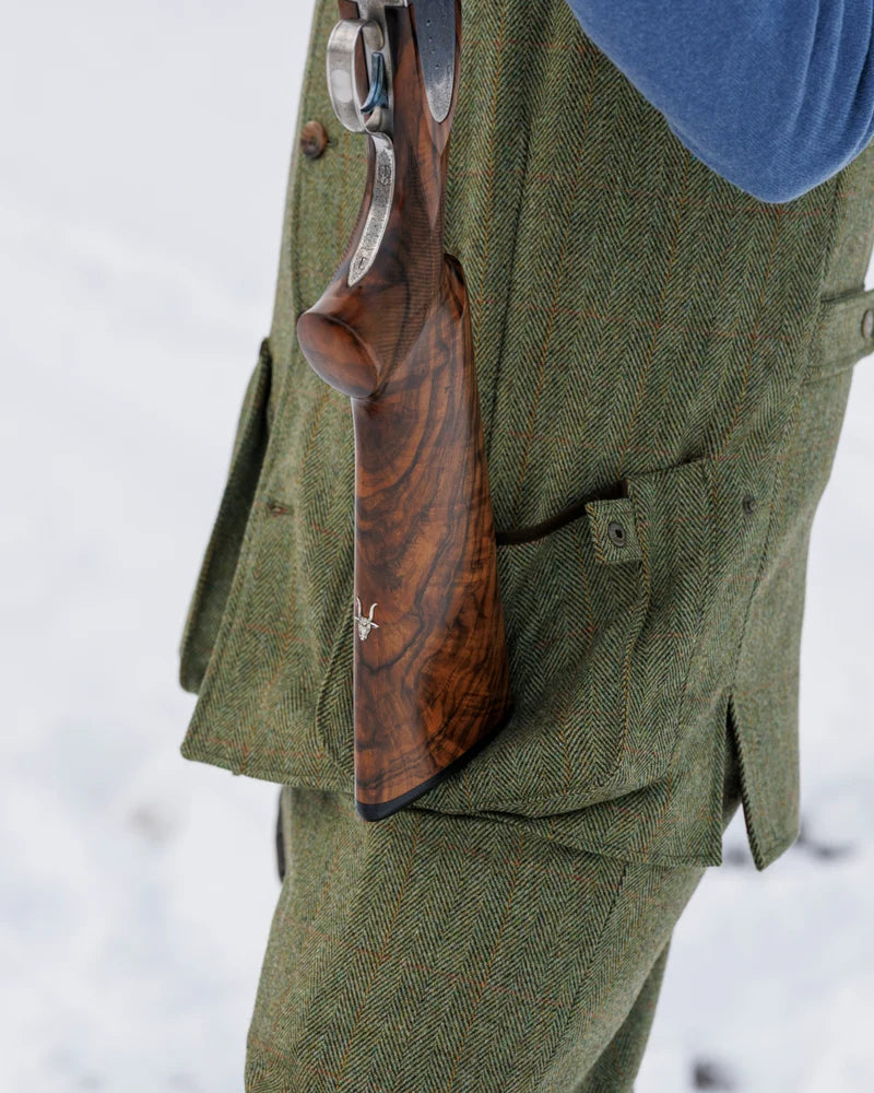Laksen Berleigh Leith Tweed Shooting Vest,