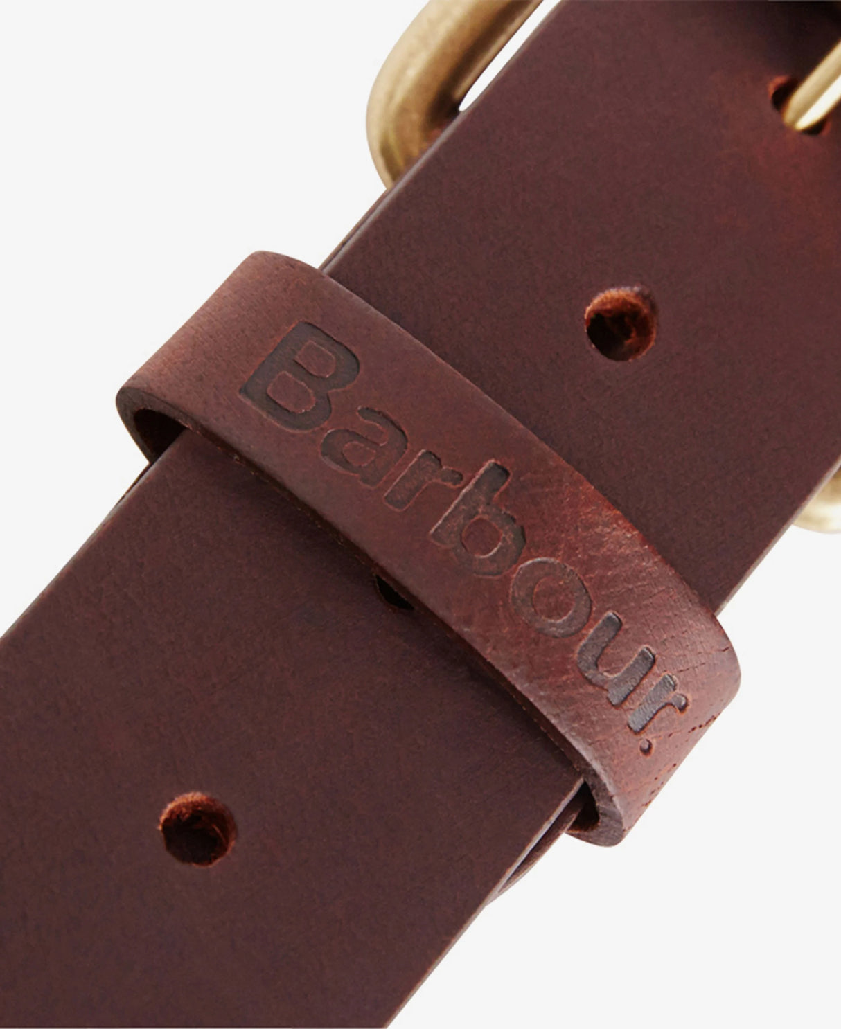 Barbour Allanton Matt Leather Belt, brown