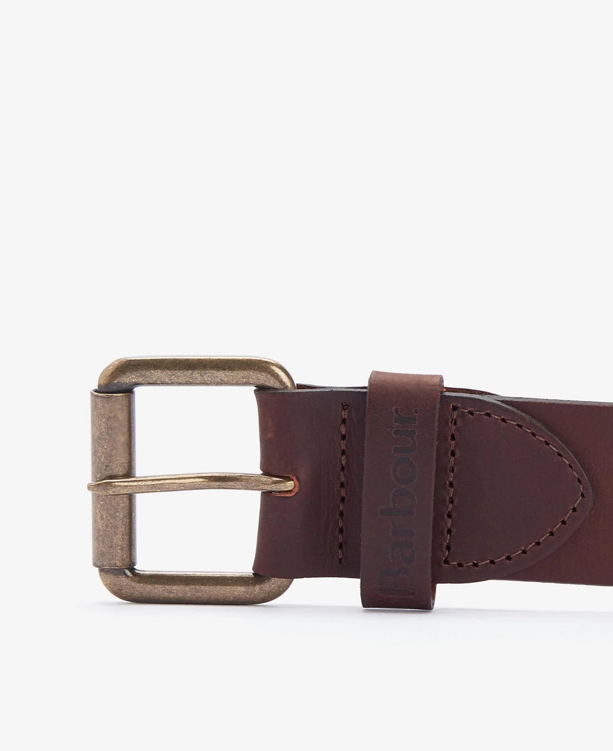 Barbour Allanton Matt Leather Belt, brown