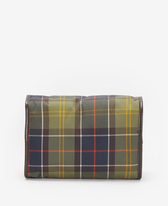 Barbour Tartan Hanging Washbag