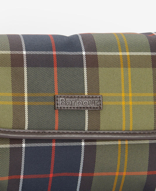 Barbour Tartan Hanging Washbag