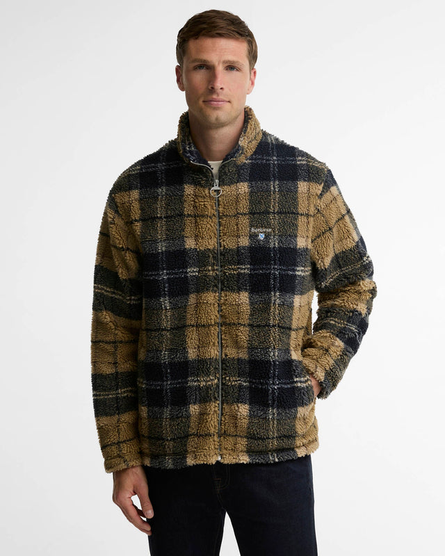 Barbour Tartan Sherpa Fleece Birchwood Dress Tartan