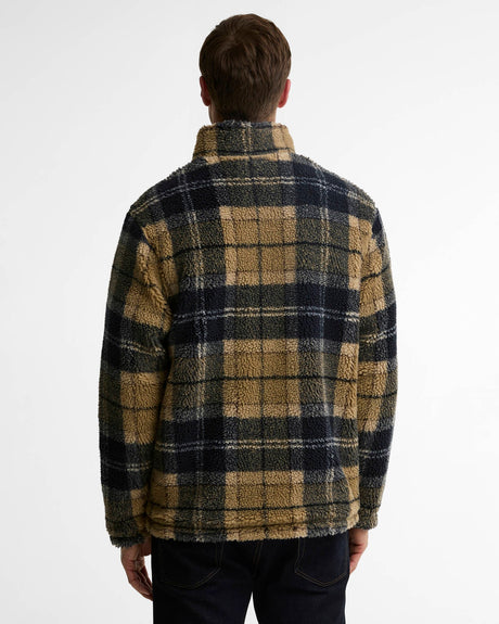 Barbour Tartan Sherpa Fleece Birchwood Dress Tartan