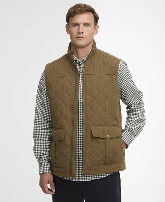 Sander Quilted Gilet - Beech