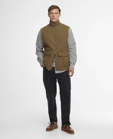 Sander Quilted Gilet - Beech