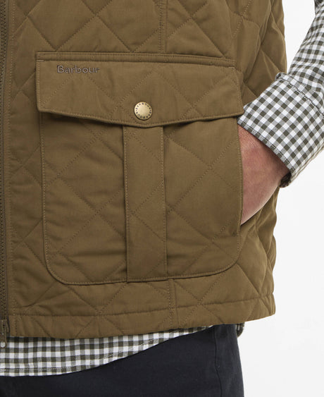 Sander Quilted Gilet - Beech