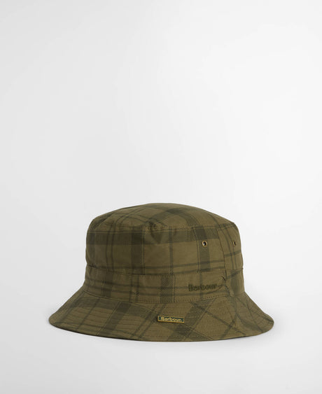 Tartan Transport Bucket Hat - Dusky Green Tartan
