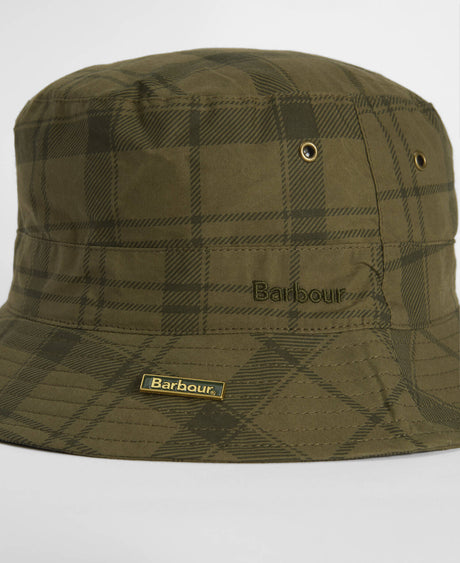 Tartan Transport Bucket Hat - Dusky Green Tartan