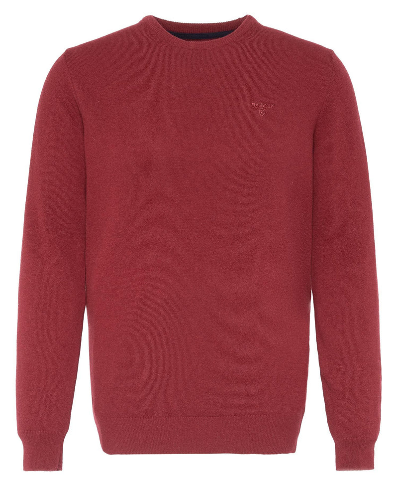 Afbeelding laden in Galerijviewer, Barbour Essential Lambswool Crew Neck, ruby
