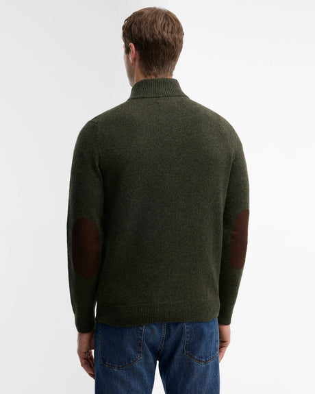 Barbour Essential Patch Half Zip, seaweed