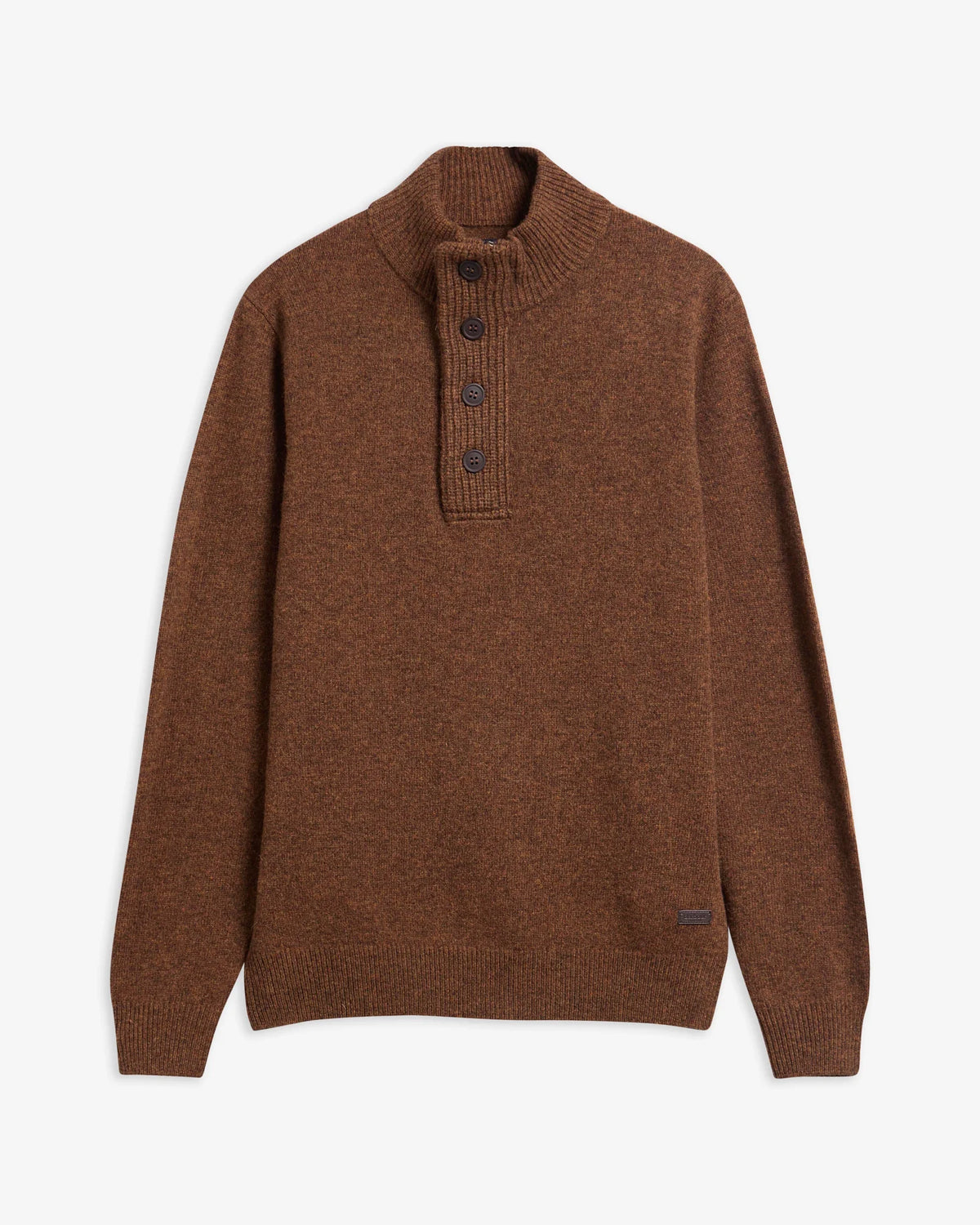 Barbour Essential Patch Half Zip, bracken