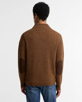 Barbour Essential Patch Half Zip, bracken
