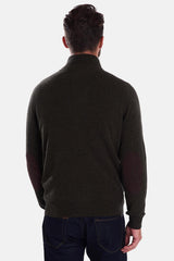Barbour Essential Patch Zip Through Jumper, seaweed