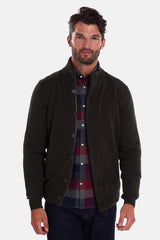 Barbour Essential Patch Zip Through Jumper, seaweed