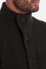 Barbour Essential Patch Zip Through Jumper, seaweed