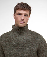 Barbour New Tyne Quarter-Zip Jumper Derby Tweed
