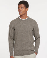 Barbour Tisbury Crew Neck Jumper, fog