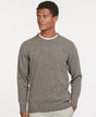 Barbour Tisbury Crew Neck Jumper, fog