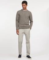 Barbour Tisbury Crew Neck Jumper, fog