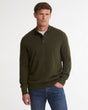 Barbour Briggs Half-Button Jumper Olive