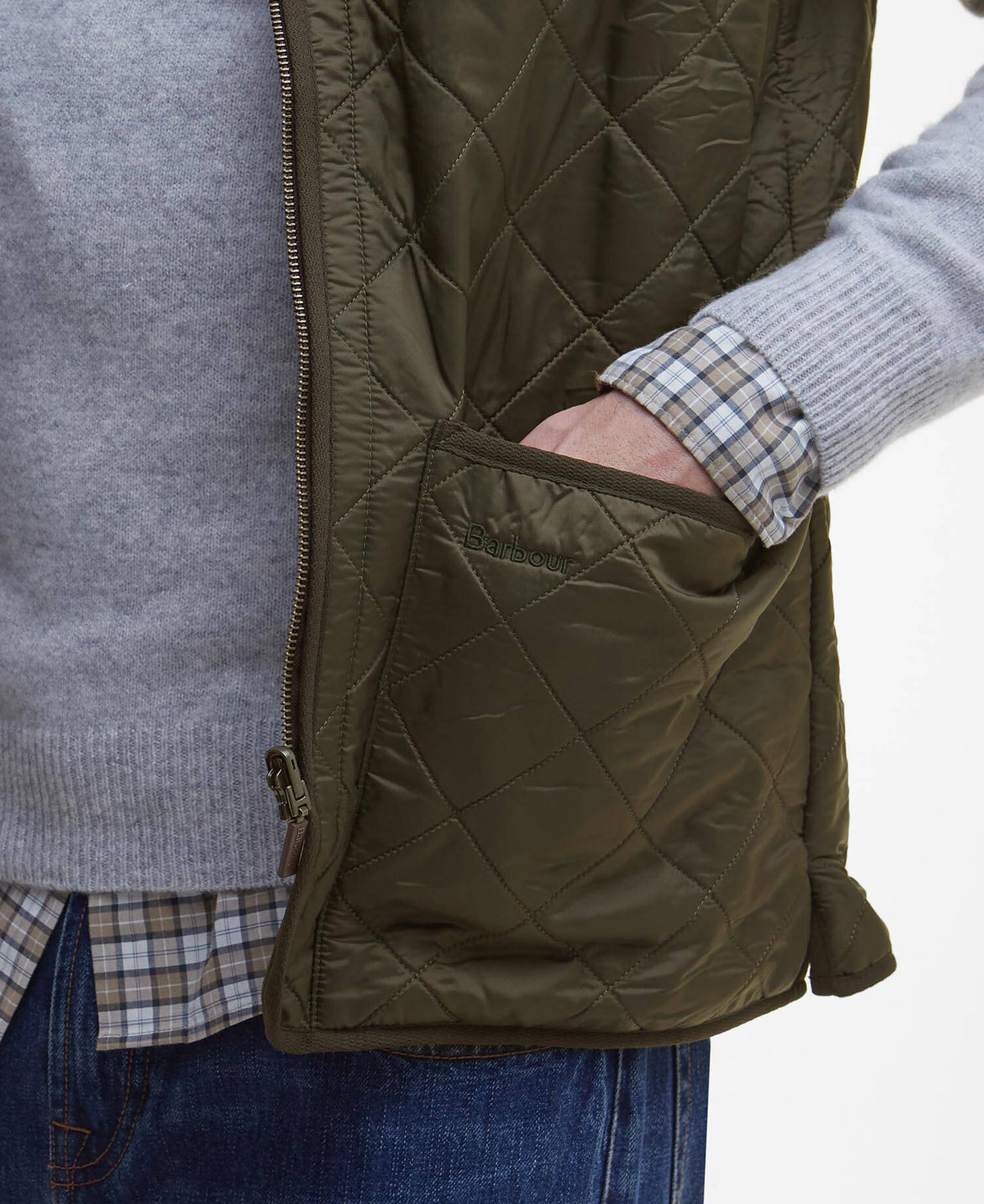 Barbour Polarquilt Zip-In Liner Olive