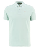 Barbour Tartan Pique Polo Shirt, mint blue