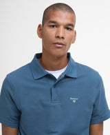 Barbour Lightweight Sports Polo Shirt, dusk blue