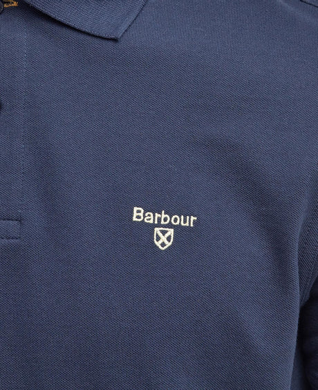 Barbour Lightweight Sports Polo Shirt, navy