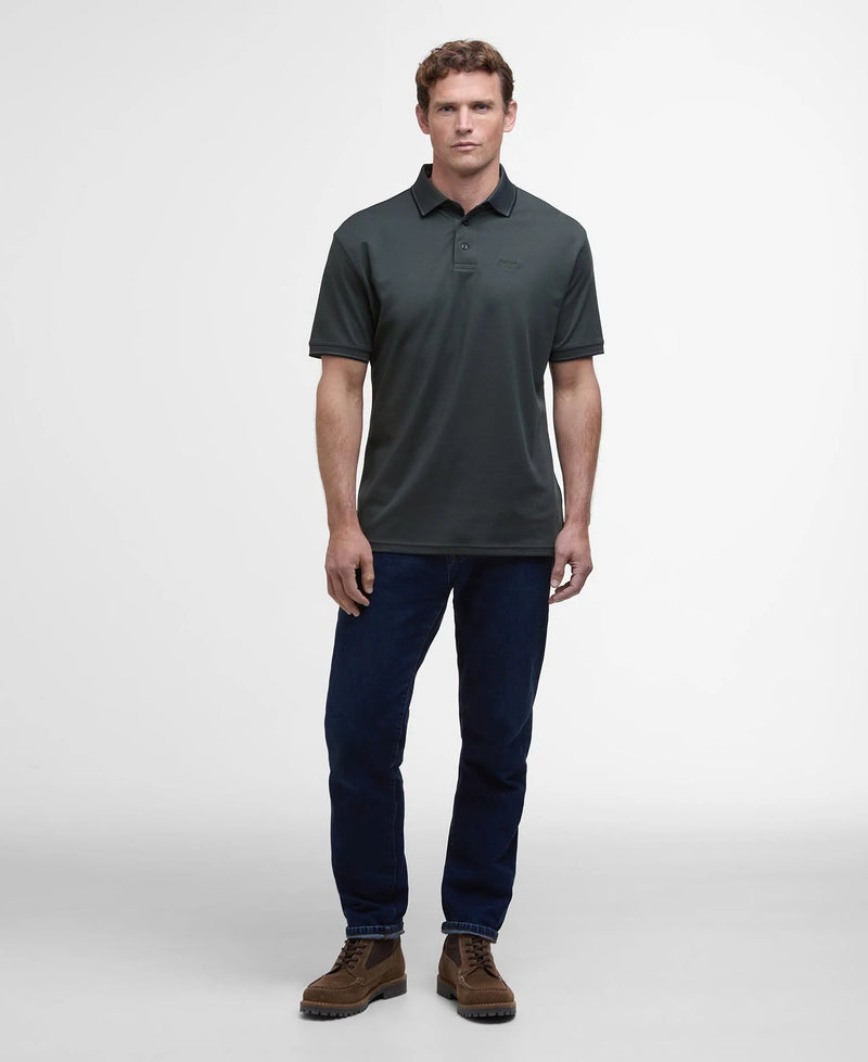 Afbeelding laden in Galerijviewer, Barbour Heydon Performance Polo, olive
