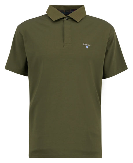 Barbour Haswell Regular Fit Polo Shirt, mid olive