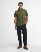 Barbour Haswell Regular Fit Polo Shirt, mid olive
