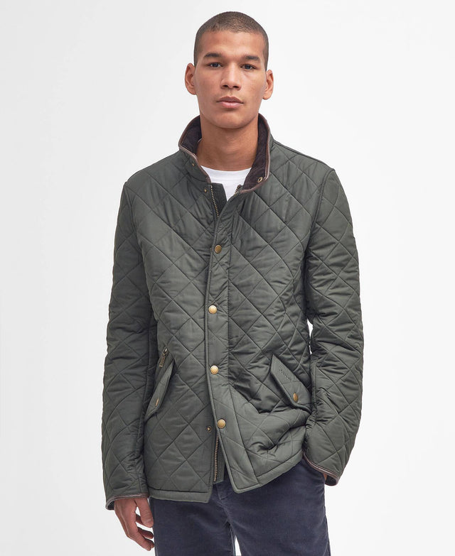 Barbour Powell Quilted Jacket Sage