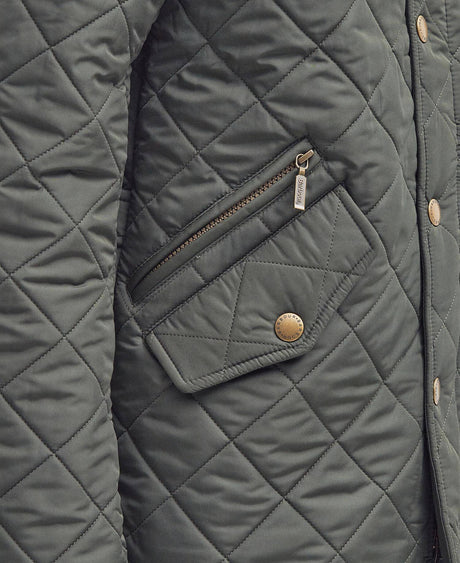 Barbour Powell Quilted Jacket Sage