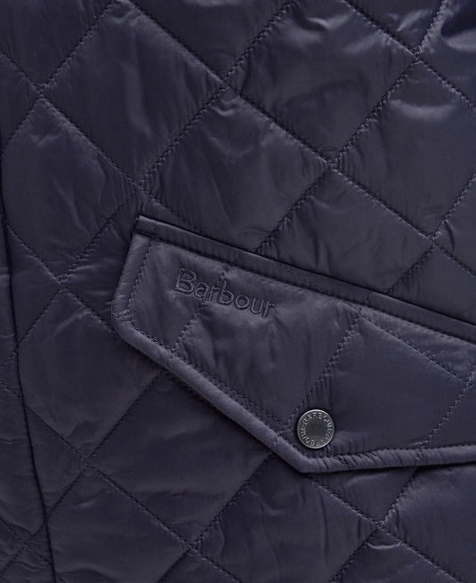 Barbour Modern Chelsea Quilt, navy