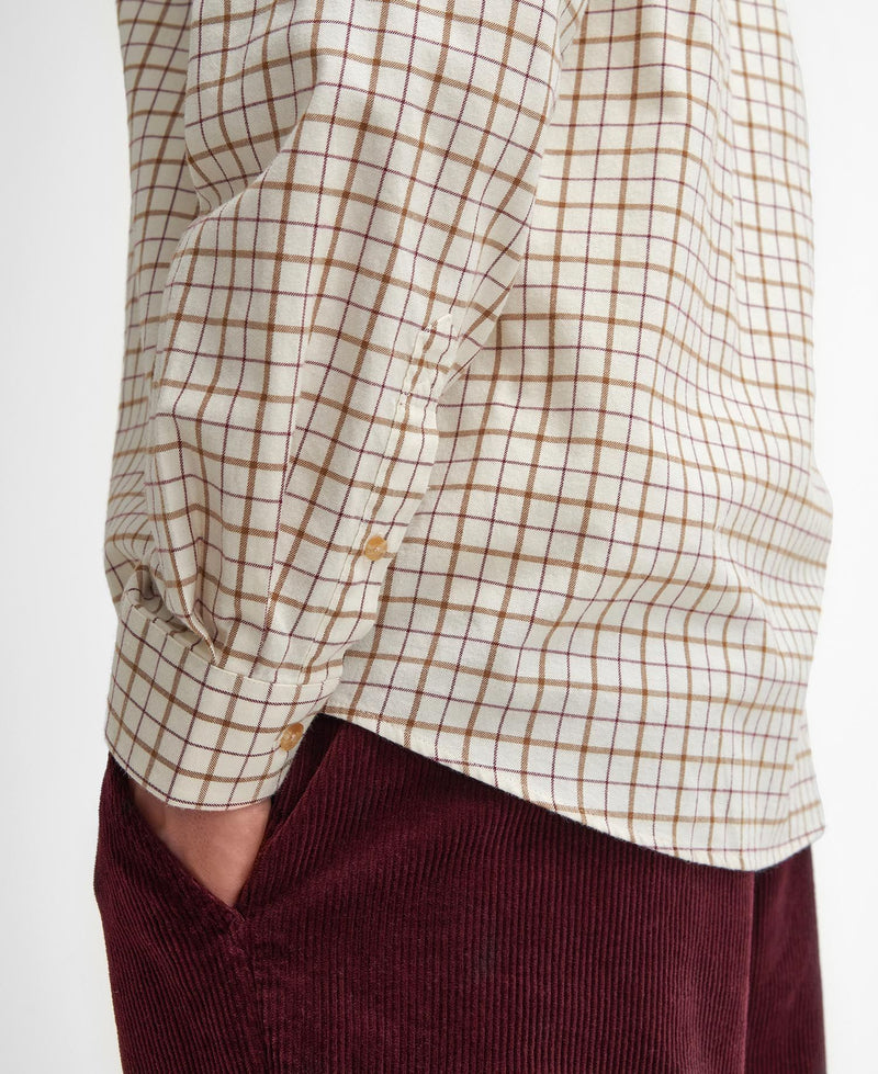 Load image into Gallery viewer, Barbour Bank Tattersall Regular Shirt, merlot
