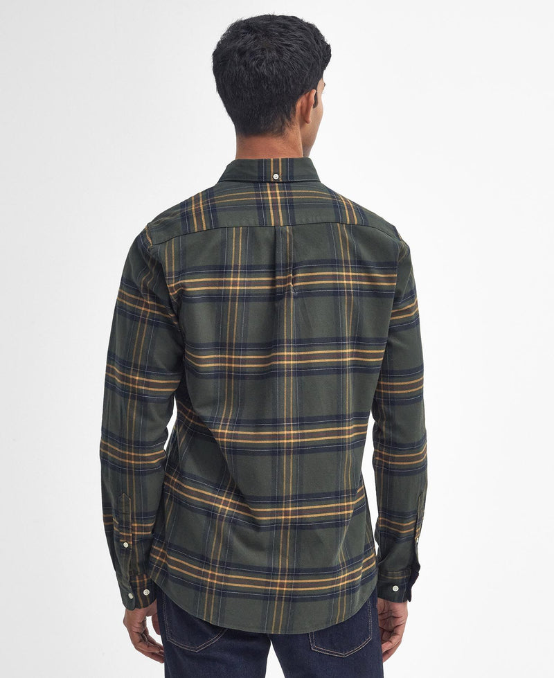 Load image into Gallery viewer, Barbour Portdown Tailored Checked Shirt, olive
