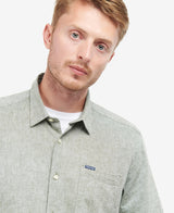 Barbour Nelson S/S Summer Fit Shirt, bleached olive