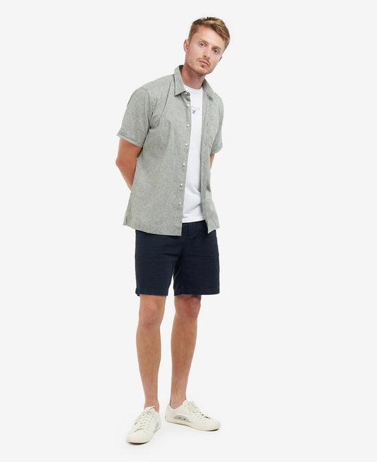 Barbour Nelson S/S Summer Fit Shirt, bleached olive