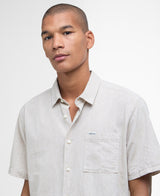 Barbour Nelson SS Summer Fit Shirt, stone
