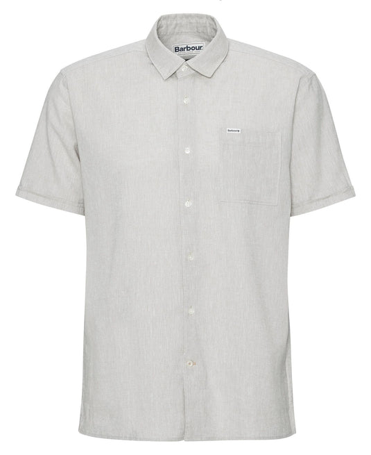 Barbour Nelson SS Summer Fit Shirt, stone