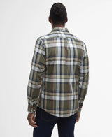 Barbour Kidd Tailored Shirt, dark olive