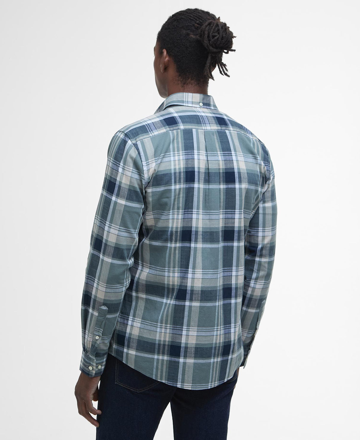 Barbour Kidd Tailored Shirt, vintage teal