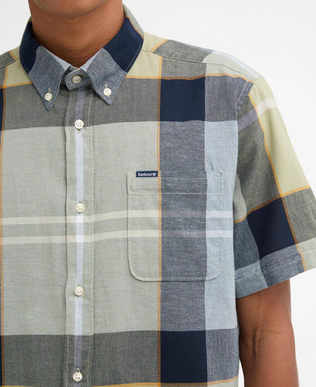 Douglas S/S Tailored Shirt - Highland Loch Tartan