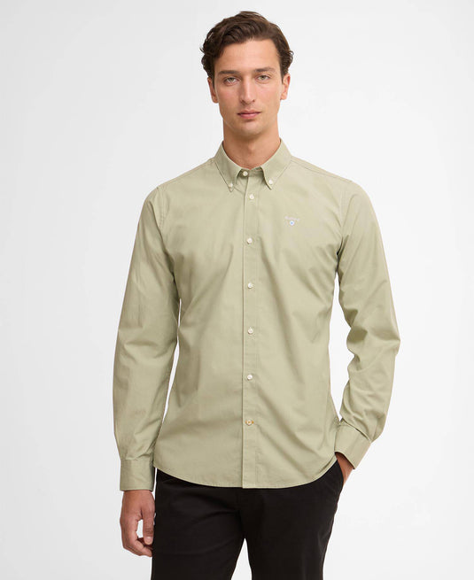 Treeport Poplin L/S Shirt - Sea Green