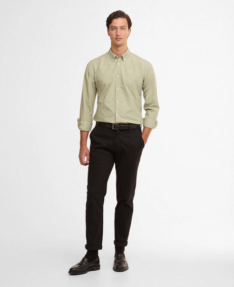 Treeport Poplin L/S Shirt - Sea Green