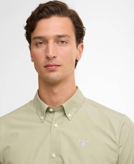 Treeport Poplin L/S Shirt - Sea Green
