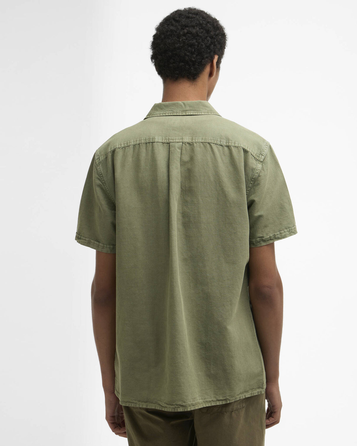 Barbour Landkey Overdyed Regular Shirt, olive