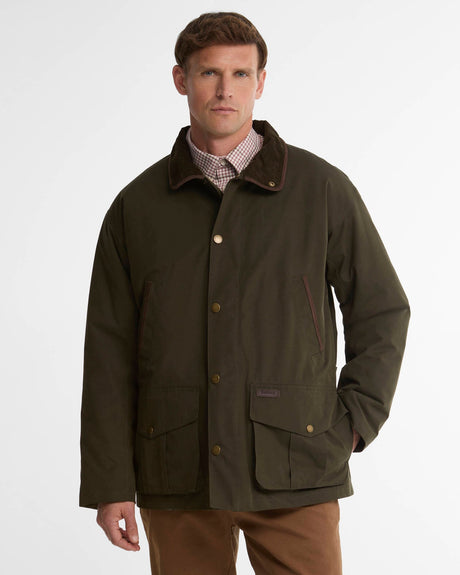 Barbour Bromfield Waterproof Jacket Dark Olive