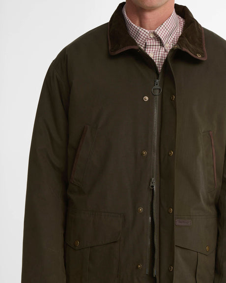 Barbour Bromfield Waterproof Jacket Dark Olive